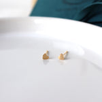 Load image into Gallery viewer, 2024 Heart Studs - Sterling Silver &amp; 14k Gold-Fill
